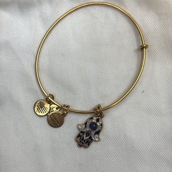 Alex and Ani gold bangle set - Picture 5 of 7